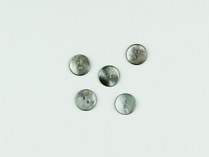 Pearly textured abalone shell buttons 15mm